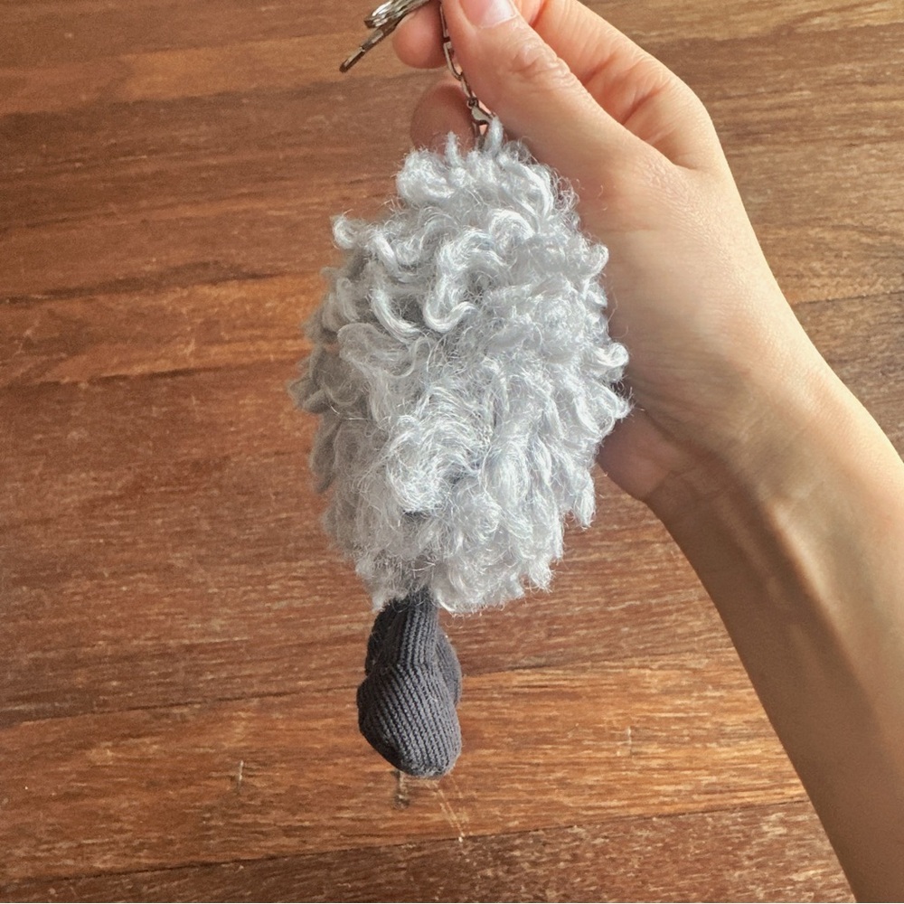 Storm Cloud Plush Keychain Cute Aesthetic Bag Charm Soft Kawaii Collectible New - Picture 3 of 6